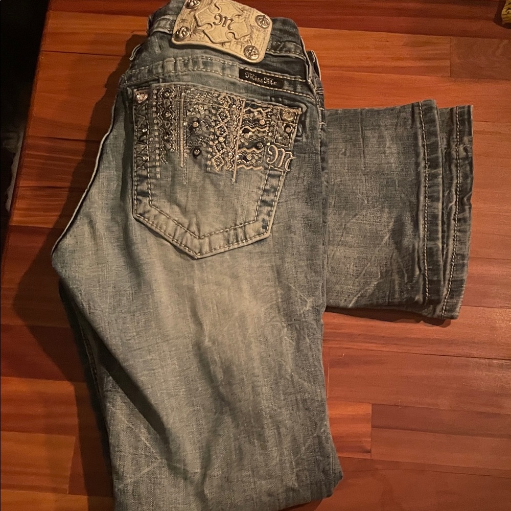 Miss Me signature boot jeans size 25